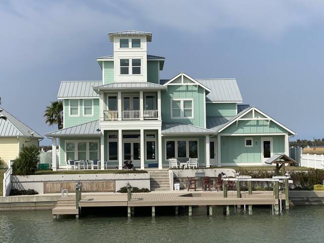blue house